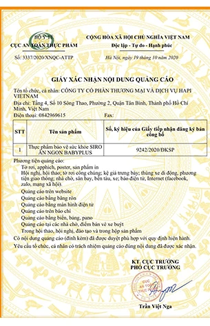 Chứng nhận chất lượng